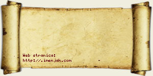 Olga Vučinić vizit kartica